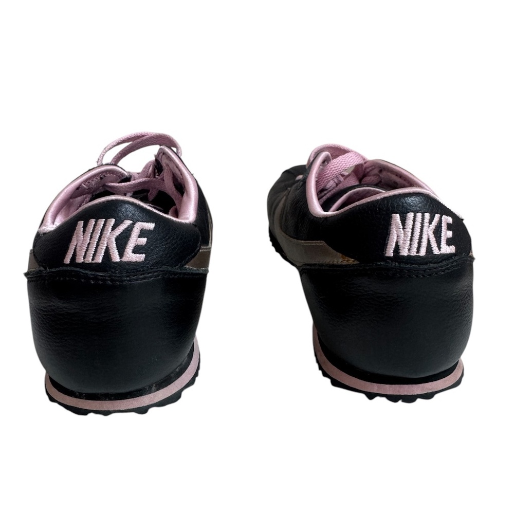 Nike Classic Cortez‎ Leather Black Pink Gold Size 7 GREAT CONDITION!!! Rare - Picture 5 of 9
